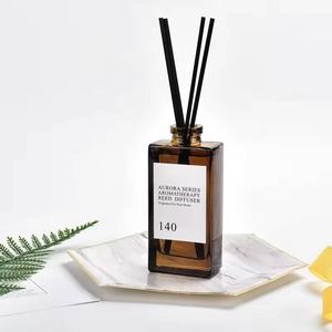 Wholesale <strong>140ml</strong> Luxury Rectangle Amber Bottle <strong>Diffuser</strong> Long Lasting Aromatherapy Custom Hotel Amenity <strong>Diffuser</strong> - Product Image 2