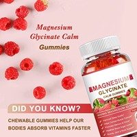 Vente flash : Gummies de glycinate de magnésium 400 mg, complément alimentaire contenant du malate de magnésium, de la vitamine D, de la vitamine B6 et du CoQ10