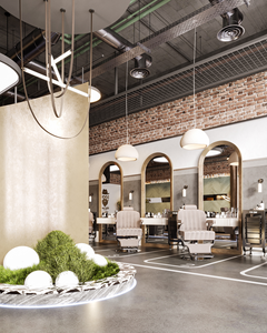 บริการจัดการโครงการงานไม้สั่งทำพิเศษสำหรับการวางแผนพื้นที่ร้านเสริมสวยแบบครบวงจรโดยตรงจากโรงงาน - Product Image 2