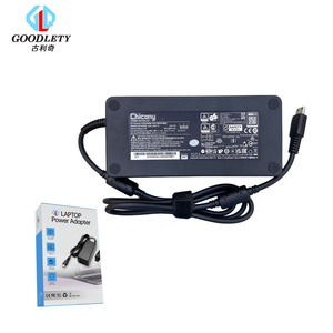 GOODLETY CH3304530 100V-240V 19.5V16.9A 330W อะแดปเตอร์แล็ปท็อปแบบสี่เหลี่ยม 1.8M สาย DC <span class=keywords><strong>Chicony</strong></span> MECHREVO A20-330P1A 12 เดือน - Product Image 1