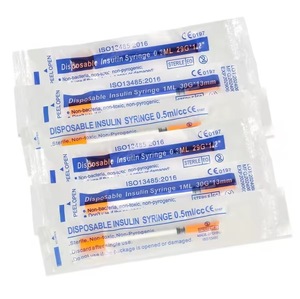 <span class=keywords><strong>Jeringa</strong></span> de <span class=keywords><strong>Insulina</strong></span> Estéril de Grado Médico de 0.5-1 ml, U40 <span class=keywords><strong>U100</strong></span>, Tapa Naranja y Morada, <span class=keywords><strong>Jeringa</strong></span> Desechable para Inyección de <span class=keywords><strong>Insulina</strong></span> Humana y Veterinaria - Product Image 3
