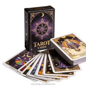 Cartes de tarot <span class=keywords><strong>Oracle</strong></span> en papier de haute qualité avec impression à chaud de votre logo et guide explicatif - Product Image 1