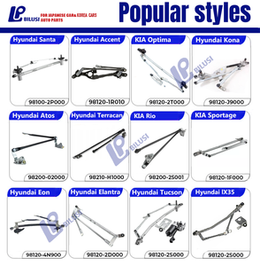 Ensemble de tringlerie d'essuie-glace de systèmes électriques automatiques Bilusi pour <span class=keywords><strong>Toyota</strong></span> Honda Nissan Hyundai KIA Mazada - Product Image 4
