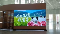 Panneau d'écran LED P1.2 GKGD à taux de rafraîchissement élevé, taille personnalisée pour panneau publicitaire, centre commercial, avec HDR