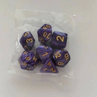 Lots de dés DND en gros, 7 dés polyédriques pour Dungeons and Dragons, jeu de table de rôle