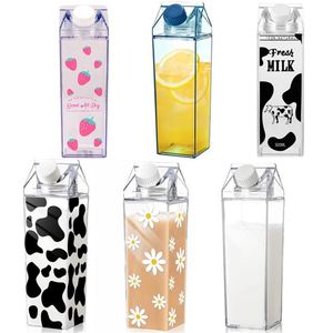 Botella de Cartón de Leche Premium Personalizada, Botella de Plástico Reutilizable para Beber Leche, Café, Agua - Product Image 4