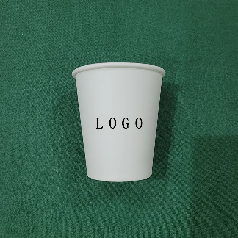 Özel logo eko biyobozunur haşlanmış su İçecek beyaz içecekler kahve kapaklı kalınlaşmış tek kullanımlık sıcak kraft kağıt bardaklar kollu