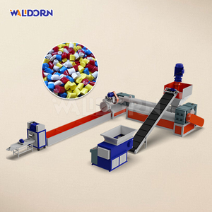 Large <b>Scale</b> Waste Plastic Film Bag Washing Crushing Drying Automatic Recycling Pelletizer Machine - Product Image 1