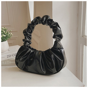 Bolso de hombro estilo coreano plisado de moda, venta al por mayor de fábrica, novedad primavera/verano 2025, bolso de mano/bolso de axila popular. - Product Image 6