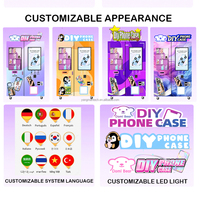 Machine d'impression de coques de téléphone OEM ODM, imprimante intelligente à technologie UV, machines de vente automatiques de coques de téléphone personnalisées, entreprise