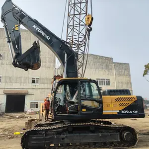 Heavy Machinery USED Hyundai 305LC-9T Excavator Digger Hydraulic System Strong Power Earth-moving High Efficiency Hot Sale