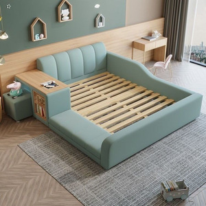 Commercio all'ingrosso di alta qualità rosa bambini bambini set di letti per le ragazze e il pannello dei bambini mobili altri mobili per bambini camera da letto - Product Image 2