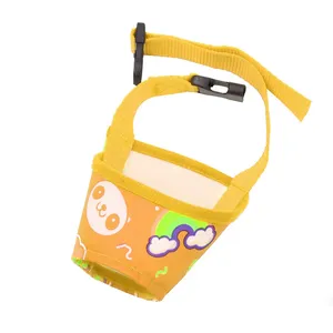 Muselière pour chien personnalisée anti-morsure, anti-aboiement, anti-mastication, réglable, douce, imprimée, respirante, pour chiens - Product Image 5