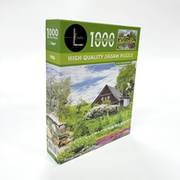 Puzzle Paysage Rural 1000 Pièces 70x50cm Impression Haute Définition Carton Écologique Jeu de Loisirs Familial