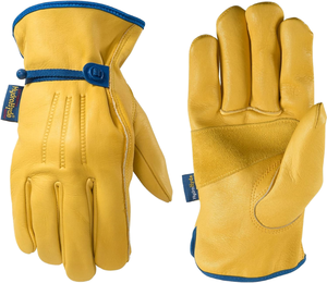 Men Women Windproof Waterproof Genuine Sheep Skin Leather <b>Gloves</b> for Outdoor Driving Cycling <b>Fishing</b>-Full Finger Lightweight - Product Image 1