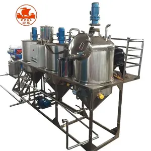 Vegetable oil bleaching deodorization processing plant crude cooking oil refinery machine crude palm oil refining machine