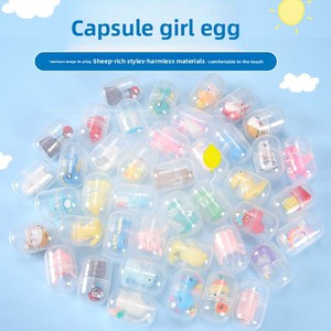 Figurines en plastique transparentes de dessins animés mixtes les plus populaires, en forme de capsule Gashapon, jouets promotionnels pour distributeurs automatiques - Product Image 3
