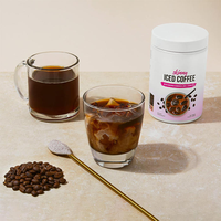 OLLI OEM Private Label Detox Slimming Coffee L-carnitine Weight Loss Body Slim Skinny Iced Coffee Powder