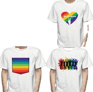 T-shirt unisexe à manches courtes avec impression personnalisée LGBT Gay Pride Rainbow <span class=keywords><strong>Love</strong></span> Is <span class=keywords><strong>Love</strong></span> Equality Graphic Tee pour les événements de fierté et d'égalité - Product Image 6