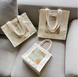 Bolsas de Tela de Algodón con Logotipo Impreso Personalizado al por Mayor, Bolsas de Compras Extra Grandes con Diseño de Dibujos Animados, Marca JYY, para Playa y Supermercado - Product Image 3