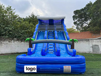 20ft PVC Commercia Saut Château Gonflable Enfants Toboggan Parc Aquatique Toboggan pour Piscine