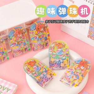 Fun Pinball Machine Childrens Handheld Game Plastic Maze Toy For <b>5</b> To 7 Years Old Kids Interactive <b>Play</b> - Product Image 1