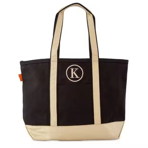 Borse Tote Grandi in Tela Extra Pesante Personalizzate con Blocchi di Colore, Chiusura Aperta, per Barca, Spiaggia e Spesa, per Tutte le Stagioni - Product Image 4