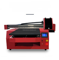 Printer UV Flatbed XP600 Printhead 3360 untuk Usaha Kecil, Printer Inkjet Digital 6 Warna LED, A4 Polyester 15 Ppm