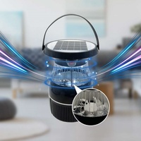 Milieuvriendelijke Zonne-Energie Slimme Zuigventilator Binnen/Buiten Muggenfruitvlieg & Insectenvanger Afstotende Lamp Ongediertebestrijding Voor Motten Vliegen