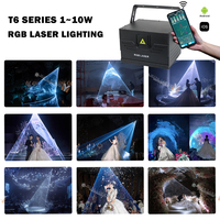 3W 5W 8W 10W RGB Laser Stage Light APP Control Ilda Animation Flower Line Scan pour Club Wedding Party DJ Equipment