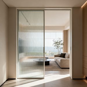 Verre trempé extra clair industriel <span class=keywords><strong>solaire</strong></span> intimité roseau cannelé texturé motif sécurité trempé écologique maison chambre à coucher - Product Image 3