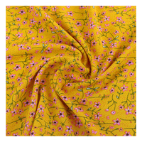 Top vente femmes 45s design floral matériel de haute qualité 100% tissu rayonne pour robe