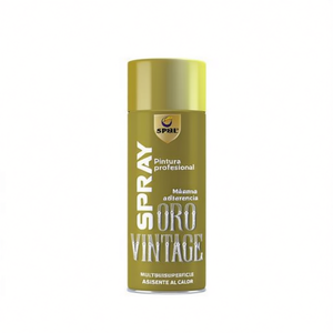 Vernici Acriliche Spray Oro Vintage 200 ml Multisuperficie Resistenti al Calore Spagna - Product Image 3