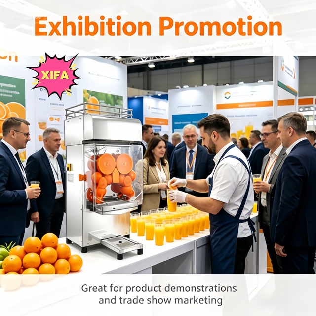 Commercial Automatic Orange Juicer Machine | Stainless Steel Citrus Fruit Juice Extractor for Restaurant & Bar
