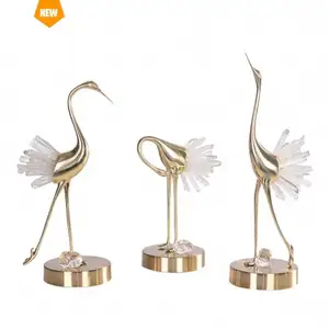 Pieces Modern Luxury Interior Small Silver Metal Wall Art Decor Show Showpieces For Home Decoration