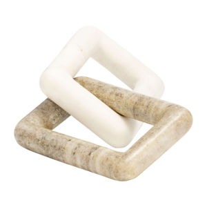Scultura in marmo rettangolare con figure in pietra per decorare casa, bagno, ufficio o stanza. - Product Image 5