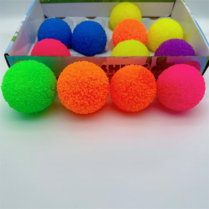 HAPU 6,5 cm Balle en TPR couleur unie, texture gazon, pour massage par friction irrégulière, jouet souple pour animaux de compagnie en extérieur et suivi visuel, tous âges - Product Image 5