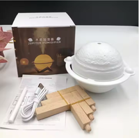 330ml USB Rechargeable Jupiter Lampe Humidificateur 200ml USB 3D LED Lumières Smart Parfum Distributeur De Luxe Maison Parfums Air Refroidissement