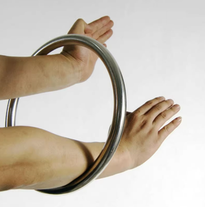 Wing chun không gỉ Vòng Fu tay sức mạnh đào tạo thép không gỉ Vòng O Vòng - Product Image 4
