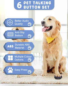 Botones Parlantes para Perros en Varios Colores, Botones Grabables para Entrenamiento Canino, Botones de Comunicación para Perros - Product Image 5