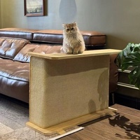 Griffoir vertical en bois massif pour chat - Protection de bord de canapé résistante à l'usure, griffoir pour chat résistant aux rayures