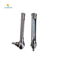 Industrial 8" Straight Type Marine V-shape Glass Thermometer