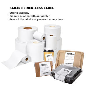 Doublure sans doublure de 80mm moins étiquette thermique directe sans doublure de 40mm - Product Image 6