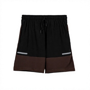 Shorts de sport pour homme, color block, légers, respirants, pour la course à pied, la gym, l'entraînement, vêtements décontractés avec cordon de serrage élastique à la taille - Product Image 1