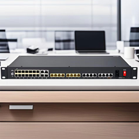 Sistema de Gateway VoIP IP PBX VIP600-IPPBX de 8-32 Puertos SIP/IAX2 UDP/TCP/TLS, 200 Extensiones, Auto-Provisioning, Soporte Multicódec