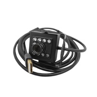 Papan LED IR Mini HD 5MP, modul Sensor kamera USB CCTV untuk Windows Android