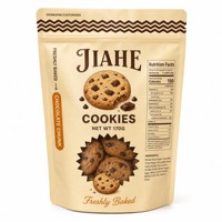 Bolsa con Cierre Vertical Personalizada JIAHE para Galletas, Dulces, Frutos Secos, Nueces de Anacardo, a Prueba de Humedad, Mylar, Venta al Por Mayor
