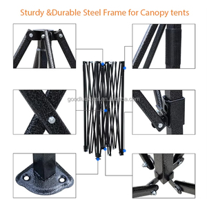 Lều ngoài trời không thấm nước <span class=keywords><strong>v</strong></span>ới tường tùy chỉnh in Tán lều 20x20 10x10 10x20 khung thép triển lãm thương mại lều cho các sự kiện - Product Image 6