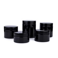 Pot à crème, conteneur de lotion avec couvercles colorés personnalisés, bouchon à vis cosmétique, mini pot vide transparent en PET pour échantillons