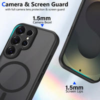 Étui de protection magnétique mat dépoli pour téléphone portable Samsung Galaxy S26 Ultra S25 S24 A57 A37 A36 A07 A34 A35 A55 A56